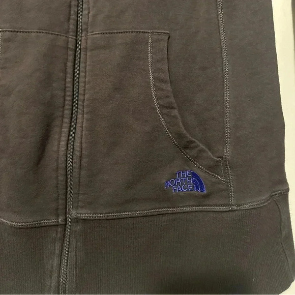 North Face women’s full zip jacket gray and blue size XS - Picture 3 of 7